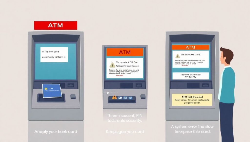 Банкомат съел карту или не выдал деньги — что делать и куда обращаться Что делать, если банкомат съел карту или не выдал деньги - иллюстрация
