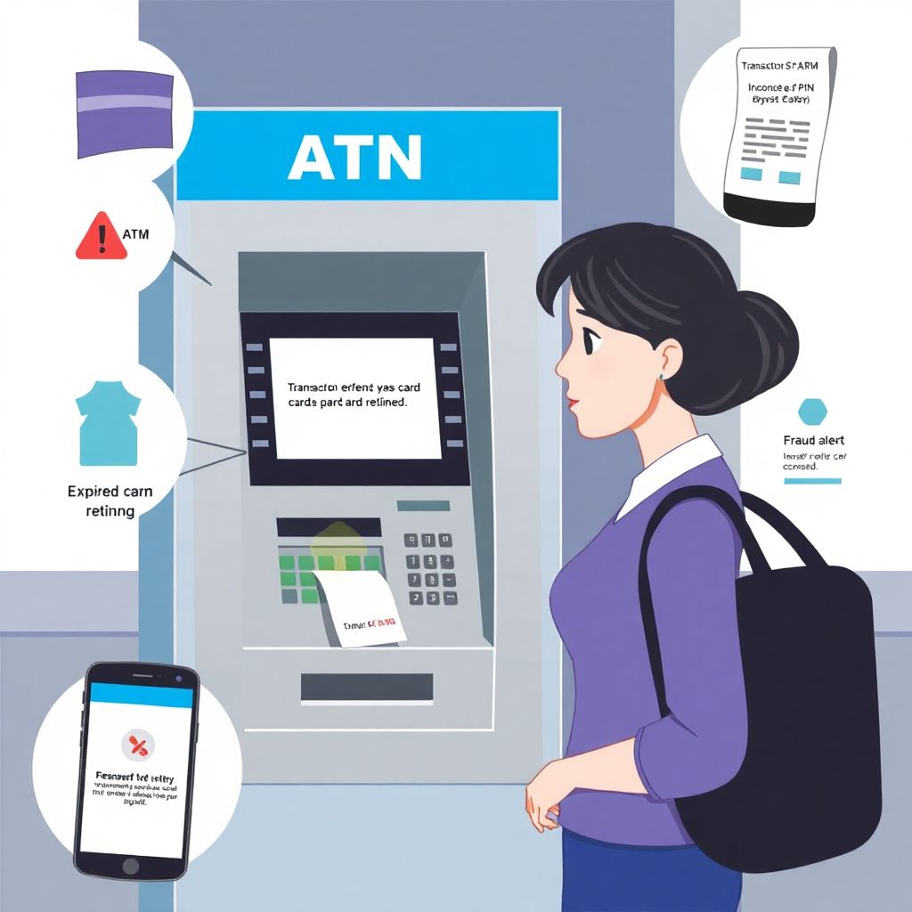 Что делать, если банкомат съел карту или не выдал деньги