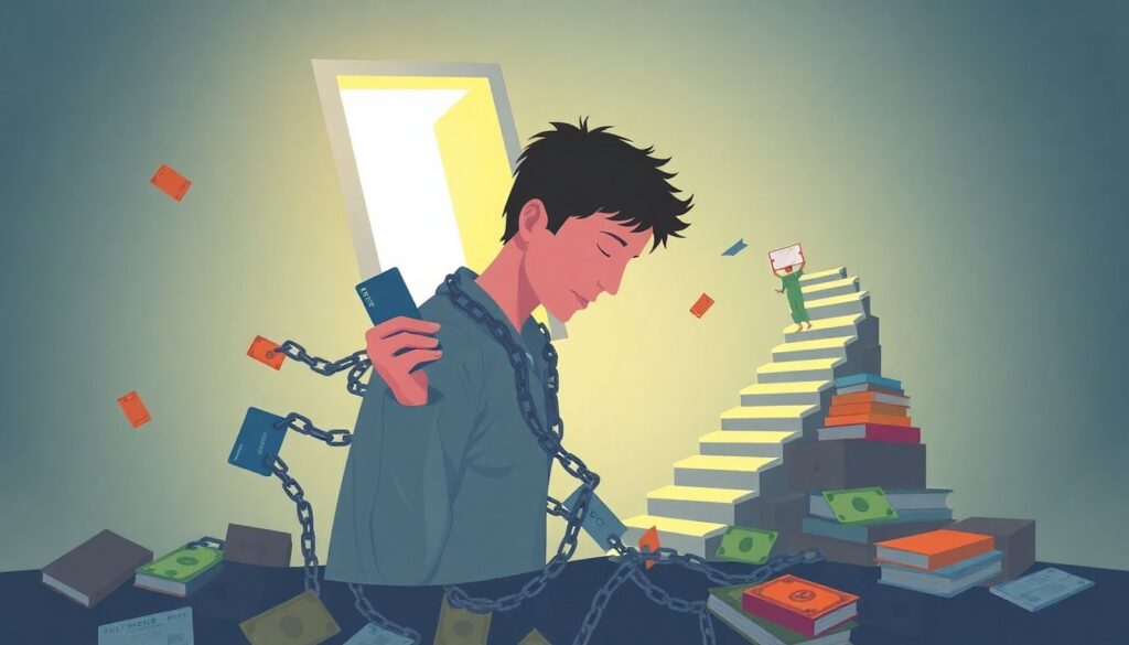 Кредитная зависимость: как распознать симптомы и куда обращаться за помощью - иллюстрация