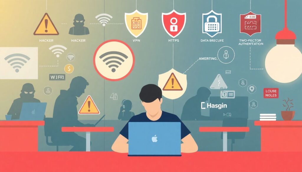 Как безопасно пользоваться общественным Wi-Fi для входа в онлайн-банк - иллюстрация