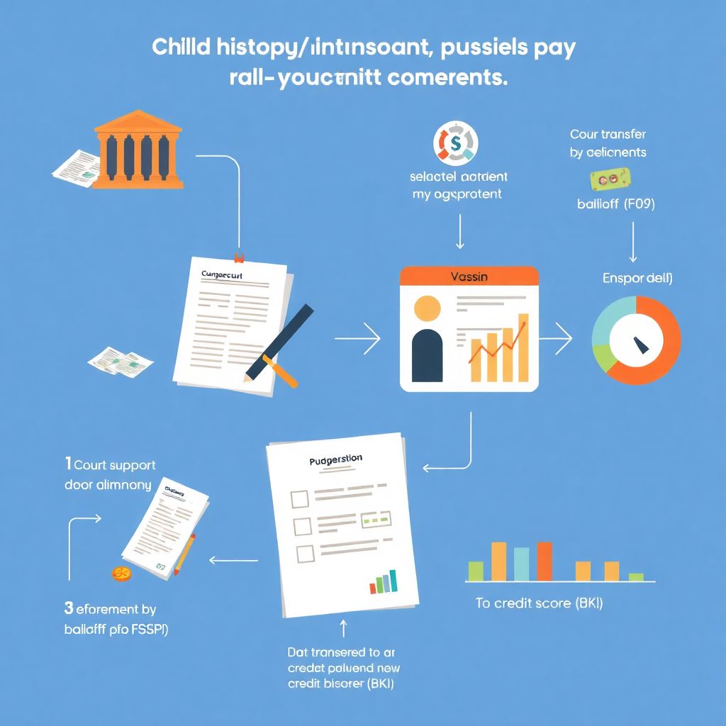 Влияют ли алименты на кредитную историю?