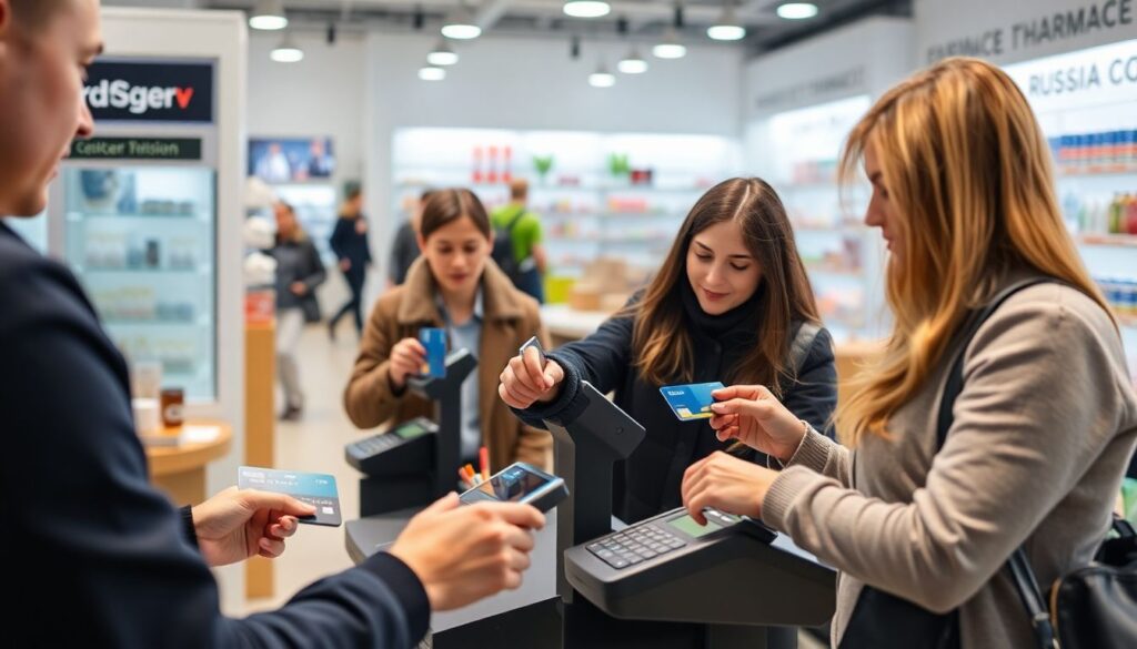 Как работает кредитная карта с технологией бесконтактной оплаты - иллюстрация