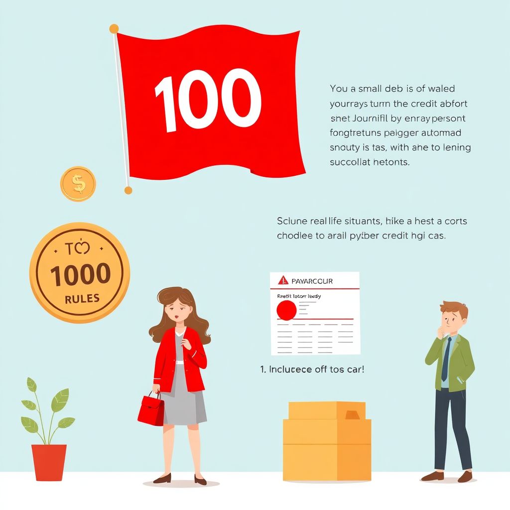 Как не испортить кредитную историю из за долга в 100 рублей