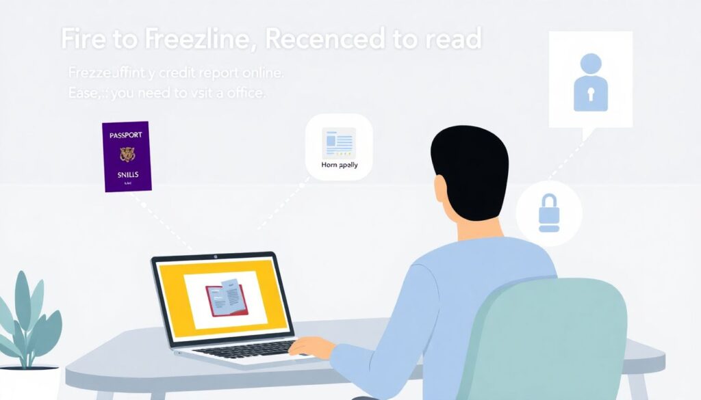 Что такое кредитный фриз (заморозка кредитного отчета) - иллюстрация