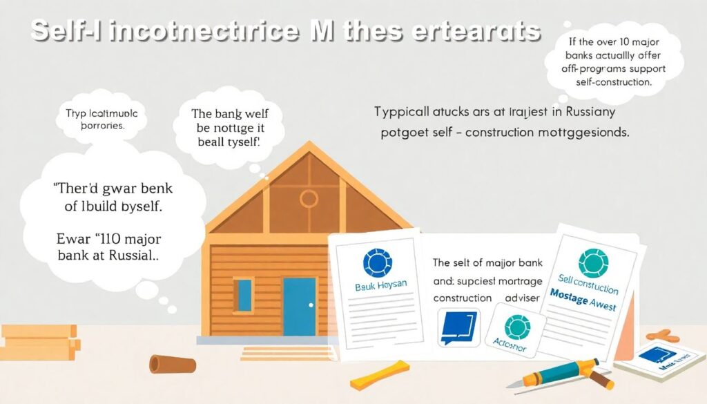 Ипотека на строительство дома своими силами: возможно ли это - иллюстрация
