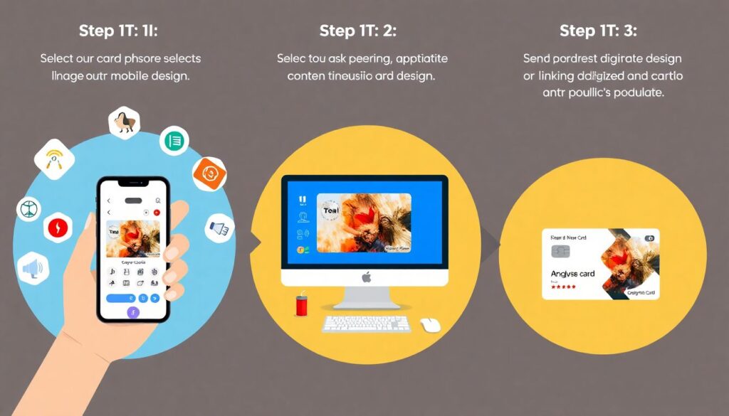 Как работает кредитная карта с индивидуальным дизайном - иллюстрация