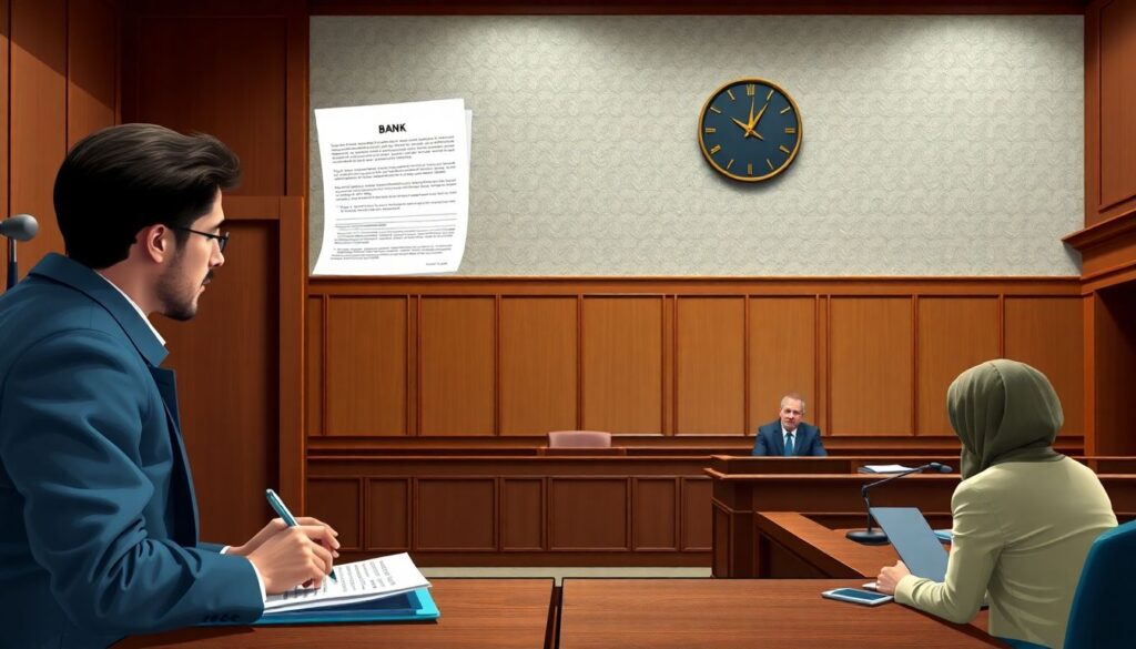 Как правильно вести себя в суде с банком - иллюстрация