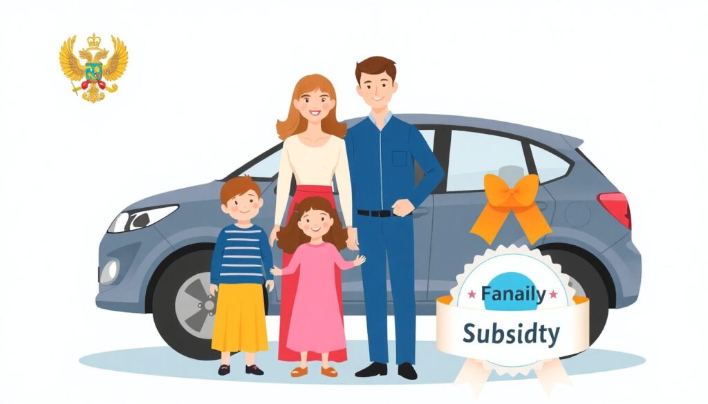 Как работает программа Семейный автомобиль - иллюстрация