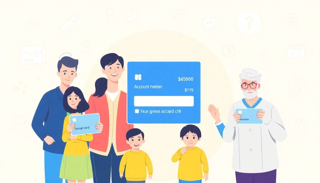 Как работает кредитная карта с функцией семейный доступ - иллюстрация