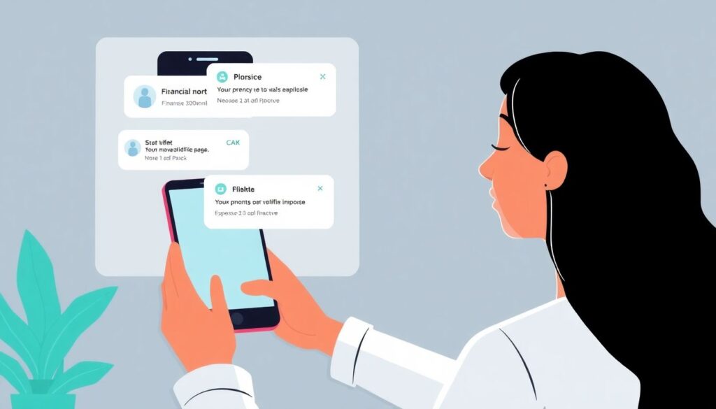 Как работает кредитная карта с функцией push-уведомления - иллюстрация