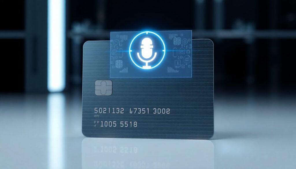 Как работает кредитная карта с функцией голосовой помощник - иллюстрация