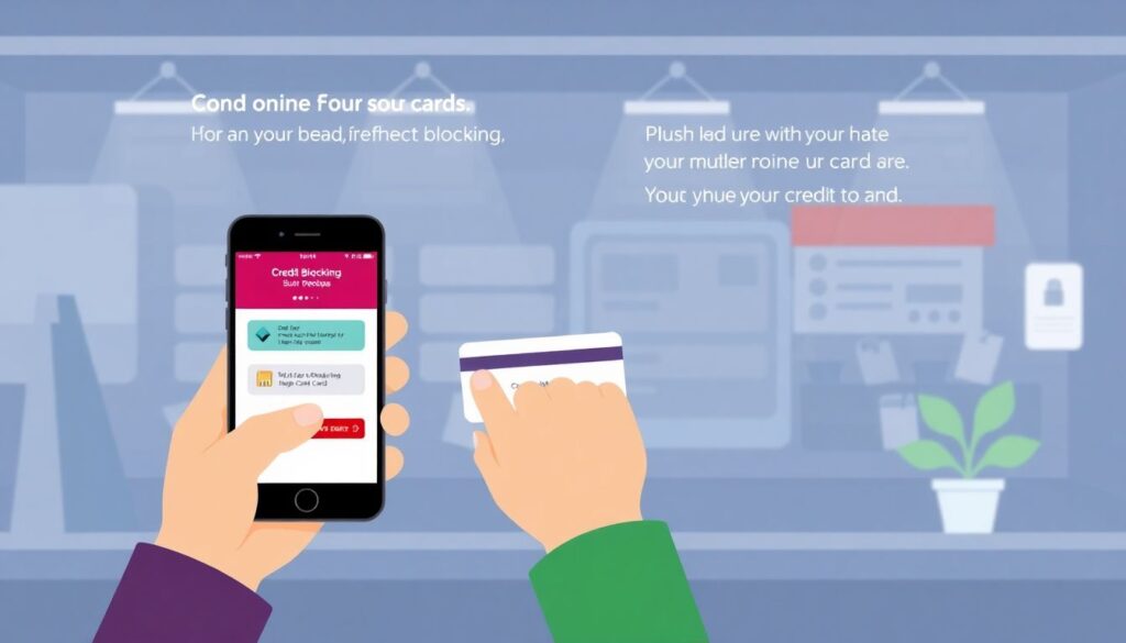 Как работает кредитная карта с функцией блокировка онлайн - иллюстрация