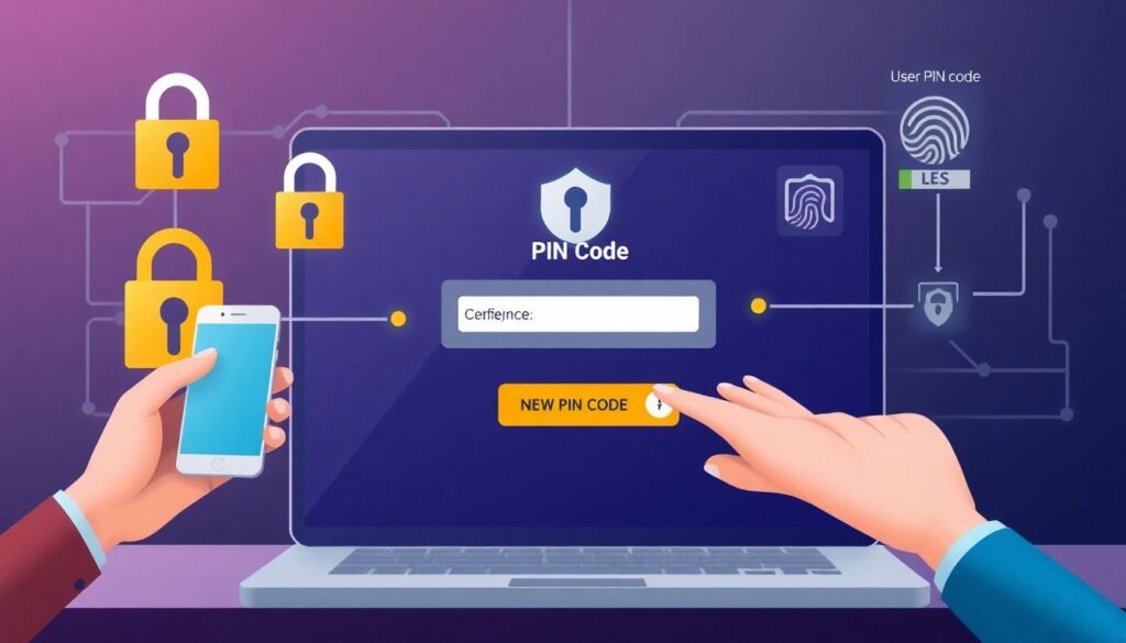Как работает кредитная карта с функцией установка пин-кода онлайн - иллюстрация