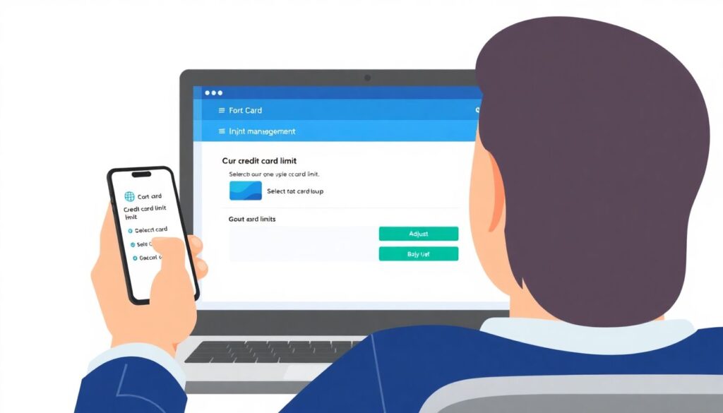 Как работает кредитная карта с функцией изменение лимита онлайн - иллюстрация