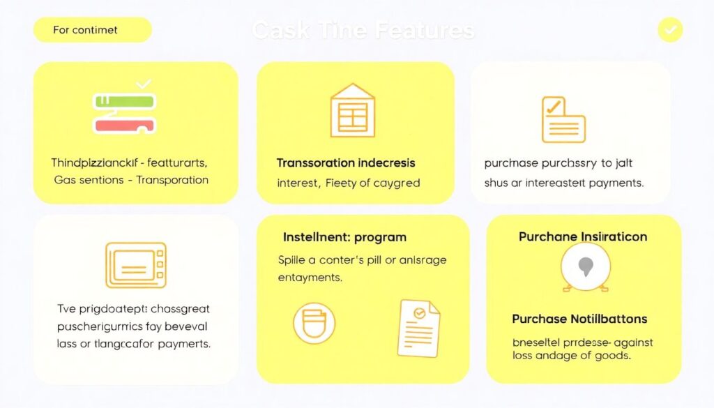 Как работает кредитная карта с функцией подключение опций онлайн - иллюстрация