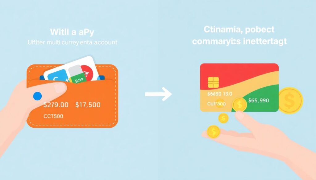 Как работает кредитная карта с функцией обмен валюты онлайн - иллюстрация